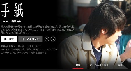 Netflix - 手紙